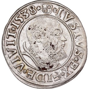 German States - Albert Hohenzollern, Groschen Königsberg 1538