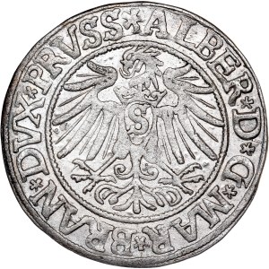German States - Albert Hohenzollern, Groschen Königsberg 1538