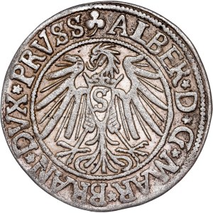 German States - Albert Hohenzollern, Groschen Königsberg 1540