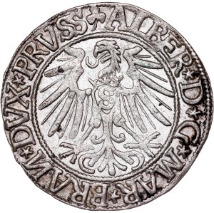 German States - Albert Hohenzollern, Groschen Königsberg 1544