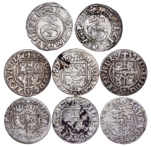 1/24 Thaler / 1½ Groschen / Półtorak 1620 - LOT - 8 pcs