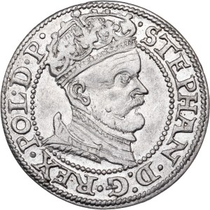 Poland - Stefan Batory Grosz (Groschen) 1578 Danzig