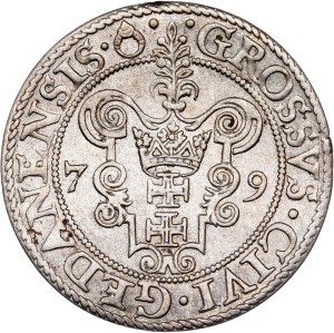 Poland - Stefan Batory Grosz (Groschen) 1579 Danzig