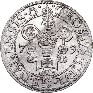 Poland - Stefan Batory Grosz (Groschen) 1579 Danzig