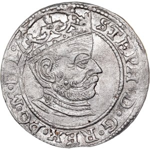 Poland - Stefan Batory Grosz (Groschen) 1581 Riga