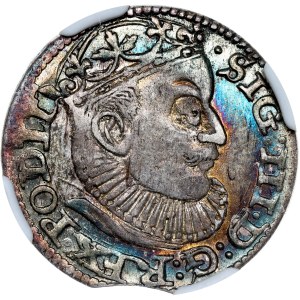 Poland - Sigismund III Vasa Groschen (Trojak) 1589 GE