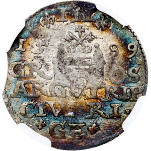 Poland - Sigismund III Vasa Groschen (Trojak) 1589 GE