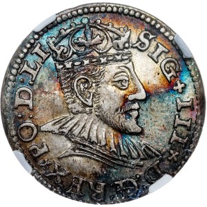 Poland - Sigismund III Vasa Groschen (Trojak) 1590 GE