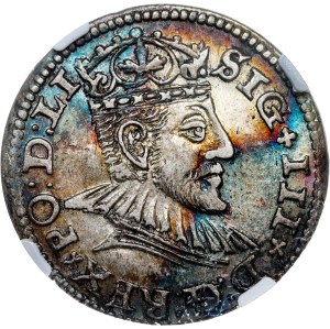 Poland - Sigismund III Vasa Groschen (Trojak) 1590 GE