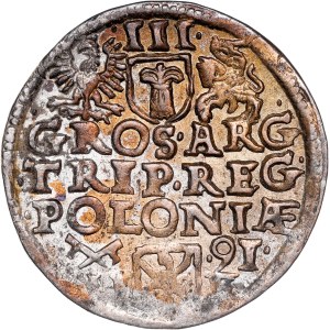 Poland - Sigismund III Vasa Groschen (Trojak) 1591 Poznań