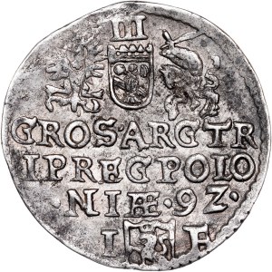 Poland - Sigismund III Vasa Groschen (Trojak) 1592
