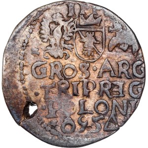 Poland - Sigismund III Vasa Groschen (Trojak) 1595 Marienburg
