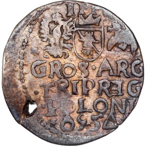 Poland - Sigismund III Vasa Groschen (Trojak) 1595 Marienburg