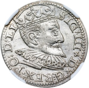 Poland - Sigismund III Vasa Groschen (Trojak) 1595 Riga