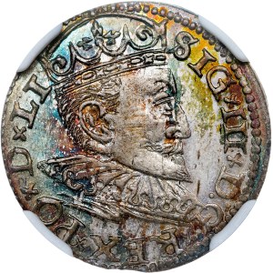 Polska - Zygmunt III Waza Groschen (Trojak) 1596 Ryga