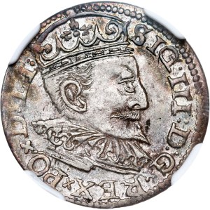 Poland - Sigismund III Vasa Groschen (Trojak) 1596 Riga