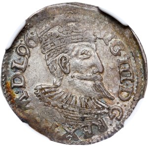 Poland - Sigismund III Vasa Groschen (Trojak) 1596 Wschowa