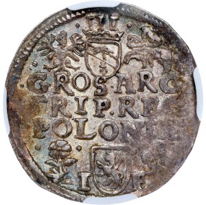 Poland - Sigismund III Vasa Groschen (Trojak) 1596 Wschowa