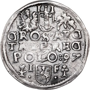 Poland - Sigismund III Vasa Groschen (Trojak) 1597 Wschowa