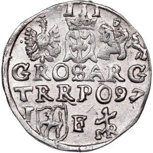 Polska - Zygmunt III Waza Groschen (Trojak) 1597 Lublin