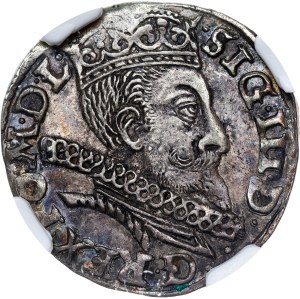 Poland - Sigismund III Vasa Groschen (Trojak) 1597 Bromberg
