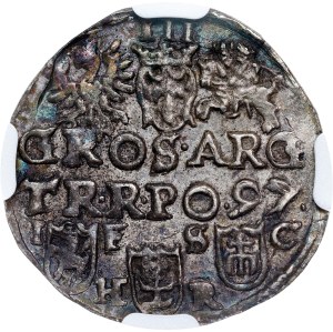 Poland - Sigismund III Vasa Groschen (Trojak) 1597 Bromberg