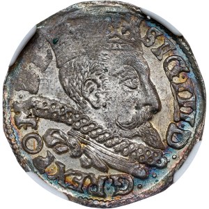 Poland - Sigismund III Vasa Groschen (Trojak) 1597 IF HR