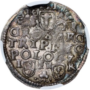 Poland - Sigismund III Vasa Groschen (Trojak) 1597 IF HR
