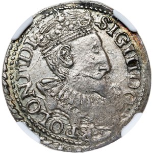 Poland - Sigismund III Vasa Groschen (Trojak) 1597 Olkusz