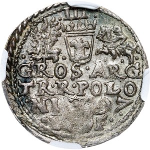 Poland - Sigismund III Vasa Groschen (Trojak) 1597 Olkusz