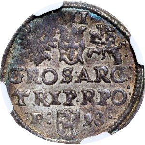 Poland - Sigismund III Vasa Groschen (Trojak) 1598 P