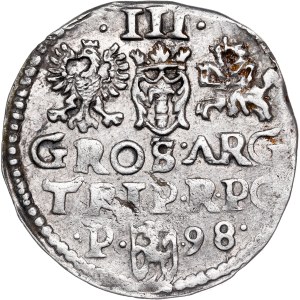 Poland - Sigismund III Vasa Groschen (Trojak) 1598 P