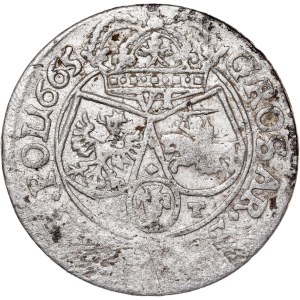Poland - John II Casimir, 6 Groschen 1665 Cracow