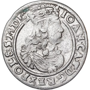 Polska - Jan II Kazimierz, 6 Groschen 1666 AT