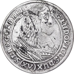 Silesia, Duchy of Liegnitz-Brieg-Wolau, Georg III, Ludwig IV, Christian, XV Kreuzer Brieg 1662