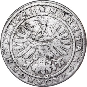 Silesia, Duchy of Liegnitz-Brieg-Wolau, Georg III, Ludwig IV, Christian, XV Kreuzer Brieg 1662