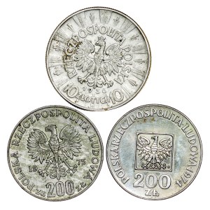 Poland - Silver Coin LOT - 3 pcs