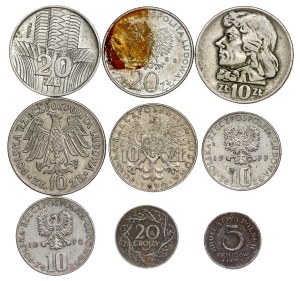 Poland - Coin LOT - 9 pcs