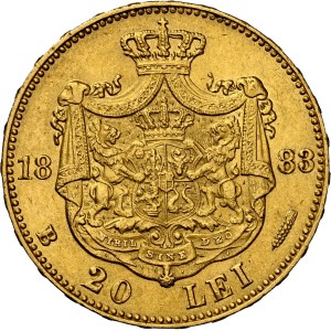 Romania - Carol I - 20 Lei 1883 B