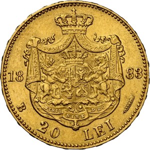 Romania - Carol I - 20 Lei 1883 B