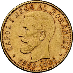 Romania - Carol I - 20 Lei 1906