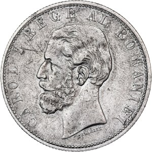 Romania - Carol I - 5 Lei 1881 B