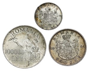 Romania - Silver LOT - 3 pcs