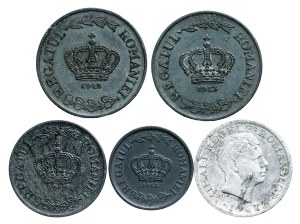 Romania - Coin LOT - 5 pcs