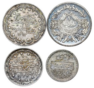 Turkey , Syria Coin LOT - 4 pcs