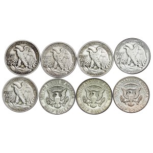 United States - Half Dollar LOT - 8 pcs