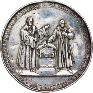 German States- Saxony. Silver Medal, 1830