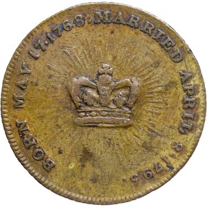 Caroline of Brunswick, Queen Consort of England - 1796 Token