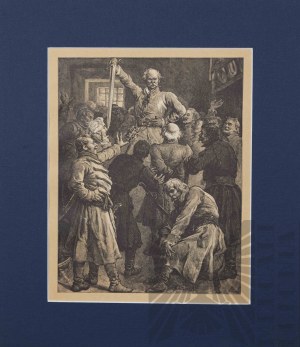 Elviro ANDRIOLLI (1836-1893), Cheers to the Jackknife! from the Pan Tadeusz Cycle, 1882