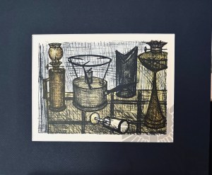 Bernard BUFFET (1928-1999), Lampe a huile z cyklu Nature Morte